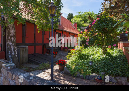 Bornholm Gudhjem Fachwerkhaus Stock Photo 332597977 Alamy