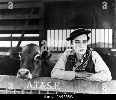 BUSTER KEATON in GO WEST (1925), directed by BUSTER KEATON. Credit: M.G.M / Album Stock Photo