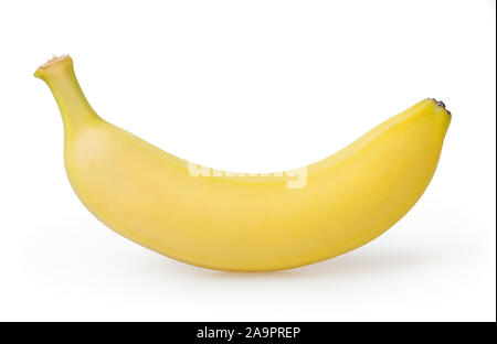 Banana isolated on white background with cliping path Stock Photo
