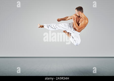 An image of a martial arts master Stock Photo