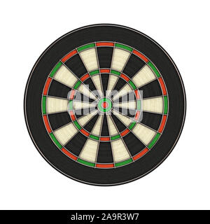 An image of a dartboard without numbers Stock Photo - Alamy