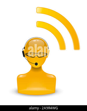 An image of a very nice rss sign for your web site Stock Photo