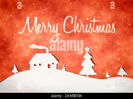 An image of a nice grunge red christmas background Stock Photo