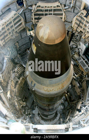 Titan II intercontinental ballistic missile (ICBM) in service with the ...