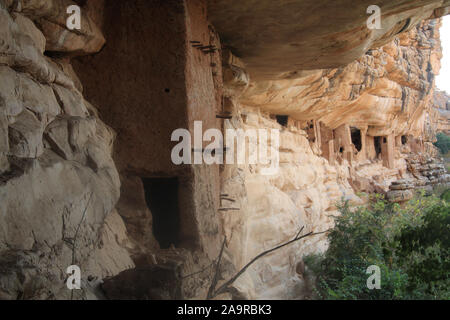 Dogon country : Nongom architecture (Samari area) Stock Photo