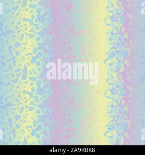 seamless vector abstract textured pattern in girly pastel iridescent gradient Stock Vector