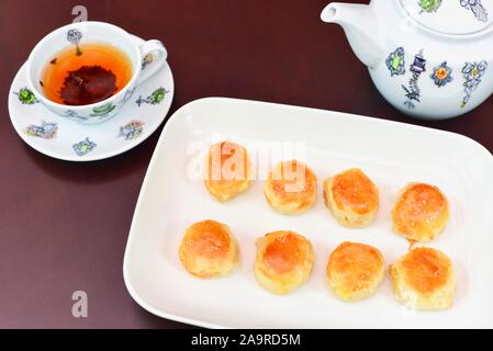 Famous Phuket Souvenir Known As Tao Sor or Chinese Pastry Stock Photo