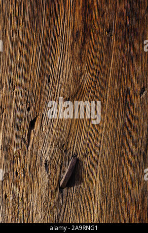 Board of old wood in an old house, Georgia, texture, background, Caucasus Stock Photo
