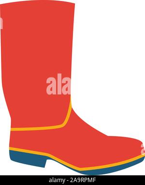 Rubber Boots icon. Simple flat element from clothes collection. Creative rubber boots icon for templates, software and apps Stock Vector