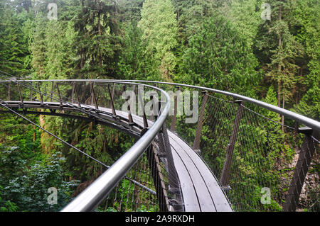 Capliano Suspension Bridge Stock Photo