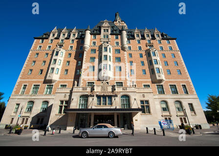 The historic Delta Bessborough Hotel in downtown Saskatoon Stock Photo ...