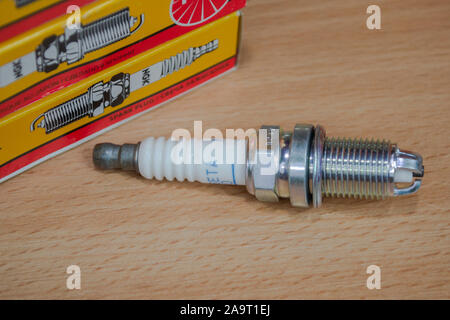 Spark plug Stock Photo