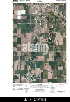 Usgs Topo Map Minnesota Mn Thief River Falls 20100818 Tm Restoration 2a9t4nb 