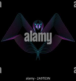 American Eagle logo design vector template. Stock Vector