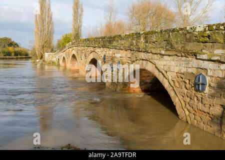 Barford Flood Plain 16th November 2019 Stock Photo