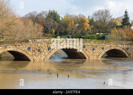 Barford Flood Plain 16th November 2019 Stock Photo