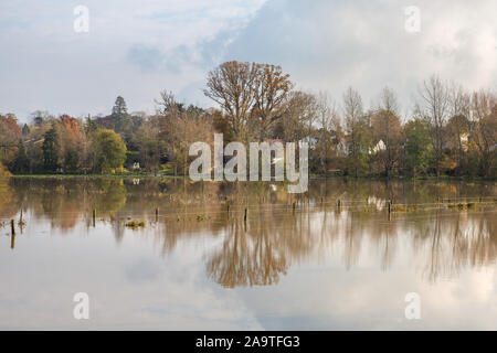 Barford Flood Plain 16th November 2019 Stock Photo