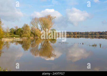 Barford Flood Plain 16th November 2019 Stock Photo