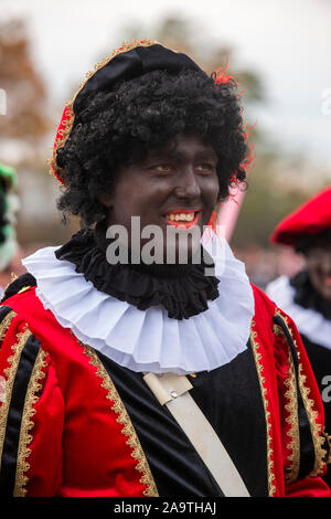 Black Pete is the helping hand of the dutch Sinterklaas Stock Photo - Alamy