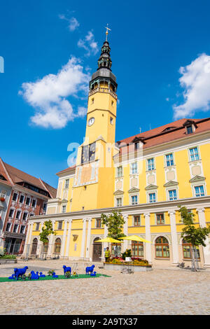 Bautzen, Germany - September 1, 2019: Town Hall of the city of Bautzen in Upper Lusatia, Saxony, Germany Stock Photo