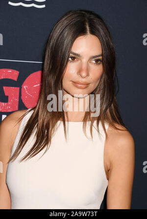 HOLLYWOOD, CA - NOVEMBER 16: Emily Ratajkowski attends the Go Campaign
