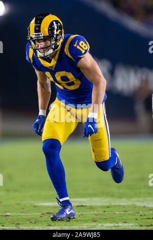 September 15, 2019 Los Angeles Rams wide receiver Robert Woods #17 and Los  Angeles Rams wide receiver Cooper Kupp #18 during the NFL game between the Los  Angeles Rams and the New