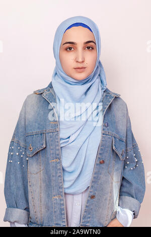 Denim jacket muslimah style hotsell