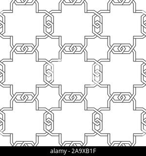 Arabic ornament. Decorative seamless pattern Stock Vector