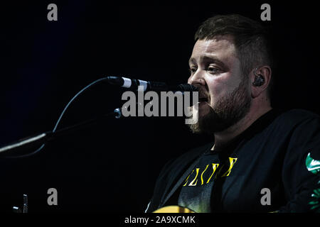 Copenhagen, Denmark. 16th, November 2019. The Icelandic indie pop band Of Monsters and Men performs a live concert at KB Hallen in Frederiksberg. (Photo credit: Gonzales Photo - Peter Troest). Stock Photo