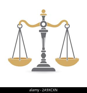 Law and Order Logo Stock Vector