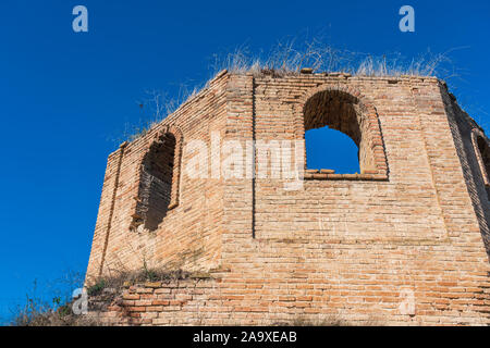 Remains of the ancient Albanian church Kilwar in the Gilavar village, built in the 17th century Stock Photo