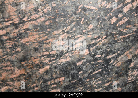 Tourmalinised Sheared Granite - In Detail Stock Photo