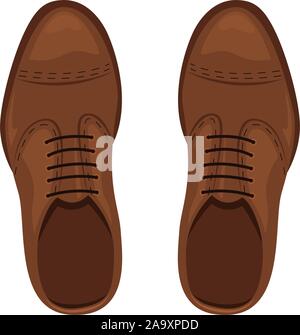 Leather shoes cartoon Stock Vector Art & Illustration, Vector Image ...