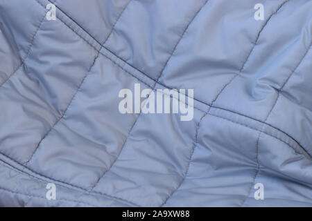 Texture concept - close up of crumpled gray silver fabric background Stock Photo