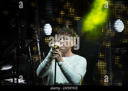 A-HA in concert Stock Photo