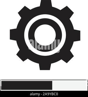 update system icon on white background. flat style. upgrade icon for your web site design, logo, app, UI. process symbol. update system sign. Stock Vector