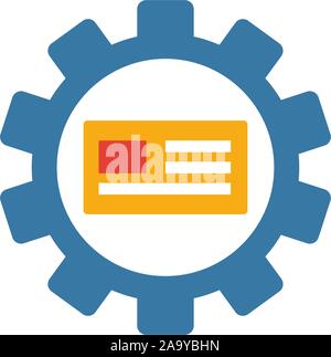 Content Optimization icon. Simple flat element from content collection. Creative content optimization icon for templates, software and apps Stock Vector