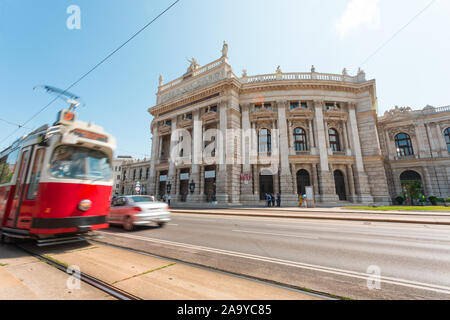 Burgtheater in Vienna, Austria Stock Photo