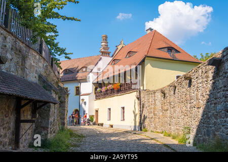 Bautzen, Germany - September 1, 2019: Alley in the historic Old town of Bautzen in Upper Lusatia, Saxony Stock Photo