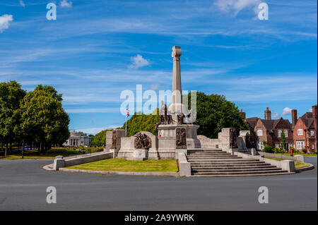 The war Memorial at Port Sunlight Merseyside. Stock Photo