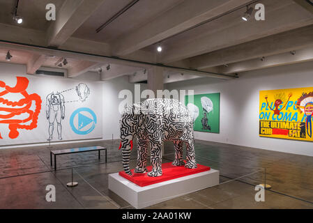 Gallery in the Andy Warhol Museum, Pittsburgh, Pennsylvania, USA Stock Photo