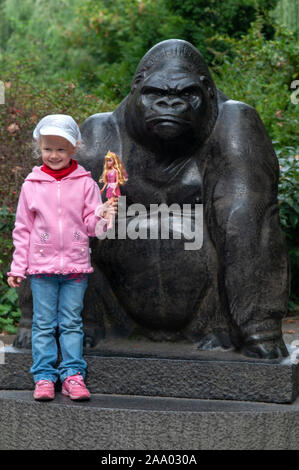 A gorilla in Berlin Zoo in Germany Stock Photo - Alamy