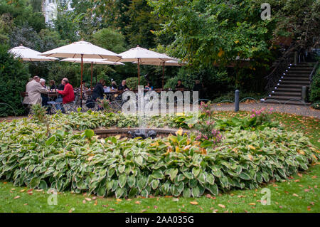 Cafe Wintergarten in the Literaturhaus on Fasanenstrasse near Kurfurstendamm Berlin Germany Stock Photo