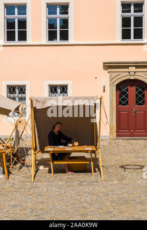 Bautzen, Germany - September 1, 2019: Historical reconstruction at the Old Town Festival in Bautzen, Upper Lusatia, Saxony, Germany Stock Photo