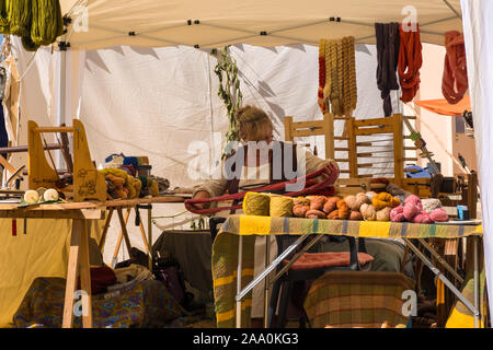 Bautzen, Germany - September 1, 2019: Historical reconstruction at the Old Town Festival in Bautzen, Upper Lusatia, Saxony, Germany Stock Photo