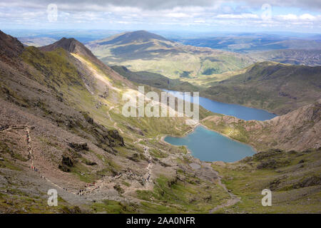 Miners' Track, Snowdon, Mountain, Wales Stock Photo