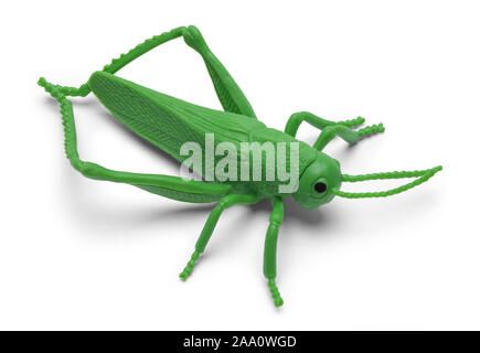 Green plastic Grasshopper toy Stock Photo - Alamy