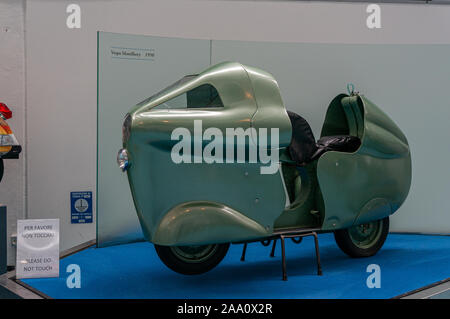 Circa 1950 Vespa Montlhery, Vespa Museum, Pontedera, Italy. On