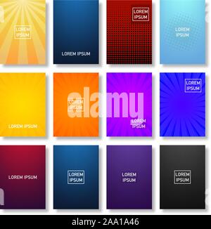 Minimal covers design. Vector abstract banner style. Graphic design element. Cover geometric minimal. Modern thin line flat style. Vector Stock Vector