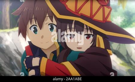 KONOSUBA GOD S BLESSING ON THIS WONDERFUL WORLD!: LEGEND OF CRIMSON, (aka KONO  SUBARASHII SEKAI NI SHUKUFUKU WO!: KURENAI DENSETSU), from left: Yunyun,  Megumin, 2019. © Fathom Events / courtesy Everett Collection